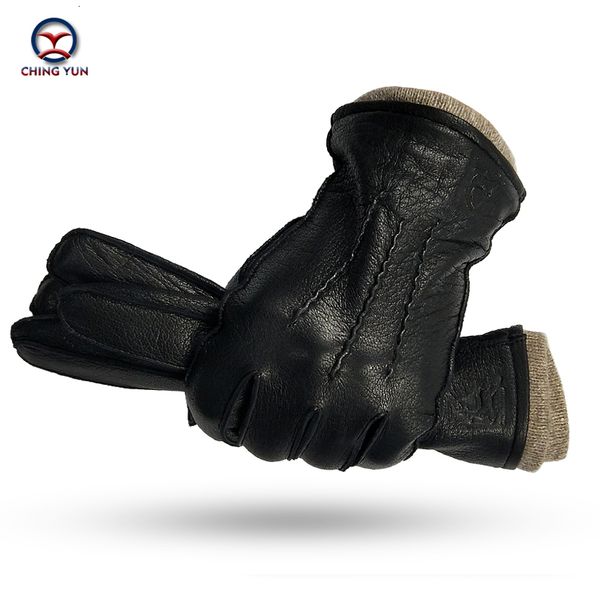 ching yun winter men' deerskin gloves buckskin men' warm and soft external suture men' black gloves 70% wool lining lj2012, Blue;gray 
ching yun winter men' deerskin gloves buckskin men' warm and soft external suture men' black gloves 70% wool lining lj2012, Blue;gray