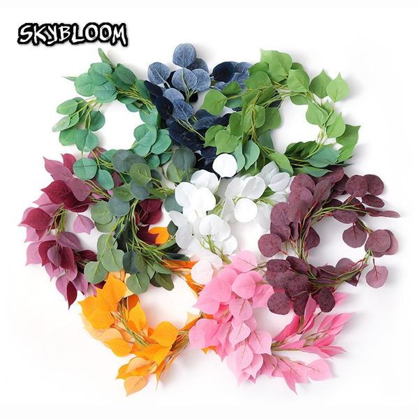 decorative flowers & wreaths colorful artificial leaf garland eucalyptus plant rattan leaves vines strip for home garden office wedding wall
decorative flowers & wreaths colorful artificial leaf garland eucalyptus plant rattan leaves vines strip for home garden office wedding wall