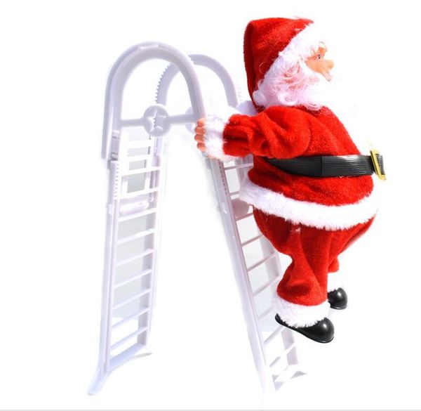 new fashion santa claus electric climb double ladder hanging doll decoration for christmas tree ornaments xmas toys gifts shipping
new fashion santa claus electric climb double ladder hanging doll decoration for christmas tree ornaments xmas toys gifts shipping