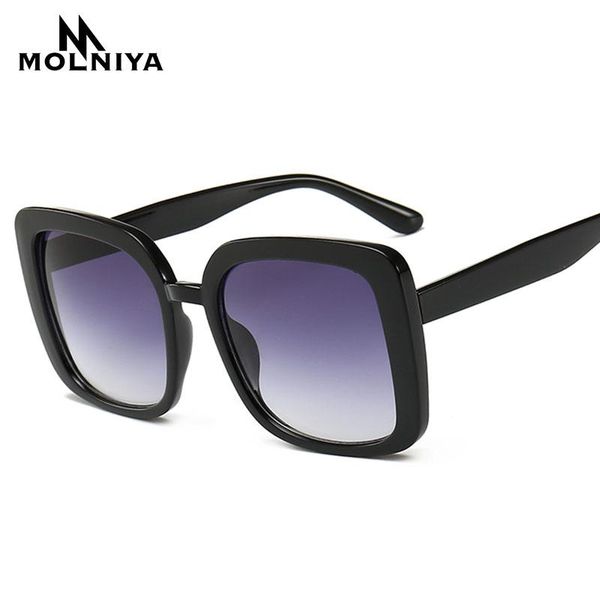 sunglasses brand retro oversized square 2021 men women black gradient big sun glasses for female uv400, White;black
sunglasses brand retro oversized square 2021 men women black gradient big sun glasses for female uv400, White;black