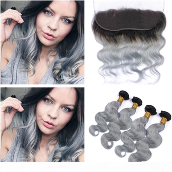 silver grey ombre body wave brazilian human hair 4bundles with frontal #1b grey ombre wavy weave bundles with lace frontal closure 13x4, Black;brown
silver grey ombre body wave brazilian human hair 4bundles with frontal #1b grey ombre wavy weave bundles with lace frontal closure 13x4, Black;brown