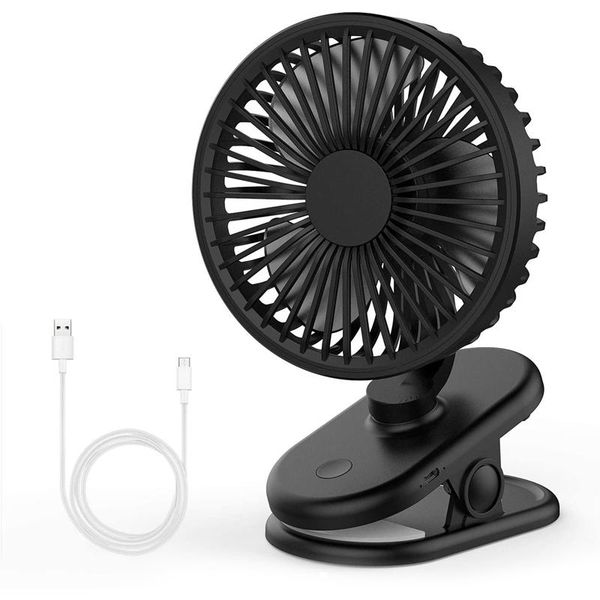 ultra quiet stroller fan clip-on fan rechargeable battery or usb operated, small desk with 3 adjustable speeds black
ultra quiet stroller fan clip-on fan rechargeable battery or usb operated, small desk with 3 adjustable speeds black
