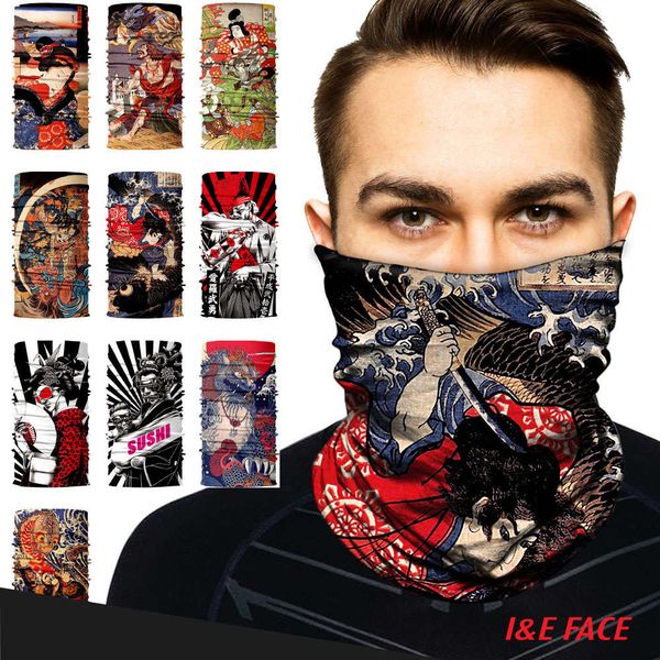 new spring dust-proof japane samurai cartoon style personalized multi-functional magic headband thin anti uv mask, Black;white
new spring dust-proof japane samurai cartoon style personalized multi-functional magic headband thin anti uv mask, Black;white