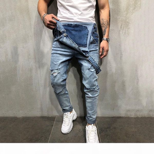 2019 fashion mens ripped jeans jumpsuits street distressed hole denim bib overalls for man suspender pants size -xxl, Blue
2019 fashion mens ripped jeans jumpsuits street distressed hole denim bib overalls for man suspender pants size -xxl, Blue