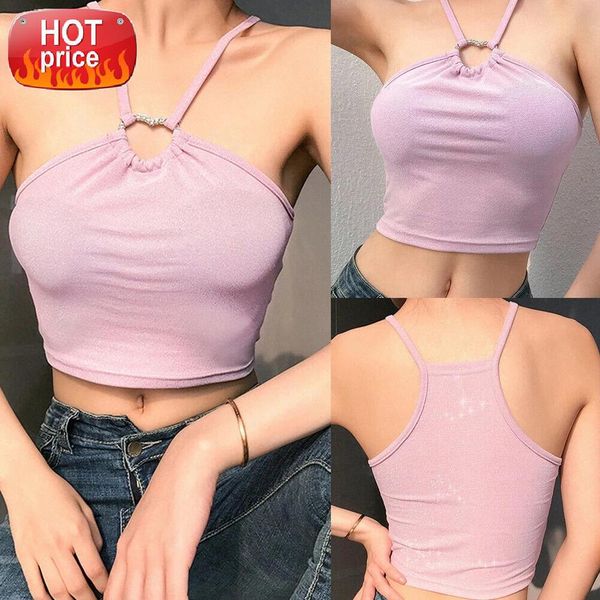 hirigin women halter neck heart hook bling bright silk criss-cross cami sleeveless crop backless party clubwear casual #wf57, White
hirigin women halter neck heart hook bling bright silk criss-cross cami sleeveless crop backless party clubwear casual #wf57, White
