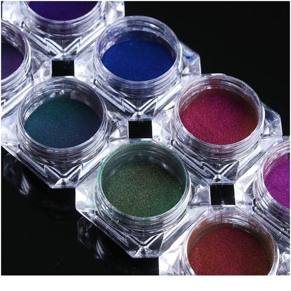 mirror nail glitter powder chameleon shimmer nail chrome pigment dust for nail gel polish art dec jllrty, Silver;gold
mirror nail glitter powder chameleon shimmer nail chrome pigment dust for nail gel polish art dec jllrty, Silver;gold