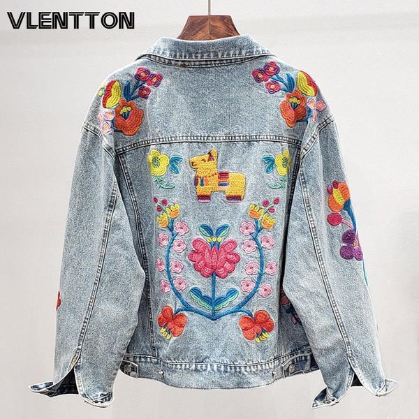 2020 spring vintage blue floral embroidery denim jacket coat women casual loose ethnic style jeans outwear female cowboy 1, Black;brown
2020 spring vintage blue floral embroidery denim jacket coat women casual loose ethnic style jeans outwear female cowboy 1, Black;brown