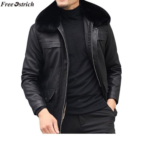 ostrich men jacket 2020 men's autumn winter vintage zipper stand collar imitation jacket leather coat,windproof, Black;brown
ostrich men jacket 2020 men's autumn winter vintage zipper stand collar imitation jacket leather coat,windproof, Black;brown