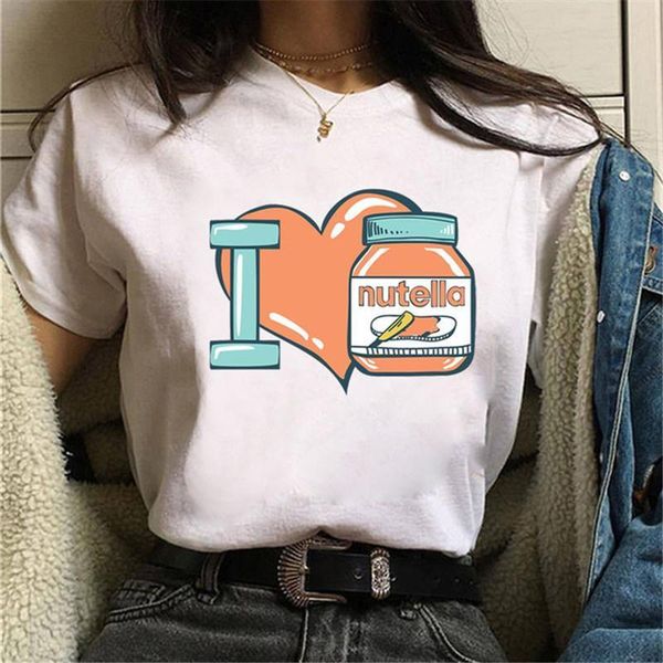 я люблю notella kawaii print t рубашка женщины летние harajuku ullzang мода футболка графический милый мультфильм футболка с коротким рукаво, White
я люблю notella kawaii print t рубашка женщины летние harajuku ullzang мода футболка графический милый мультфильм футболка с коротким рукаво, White