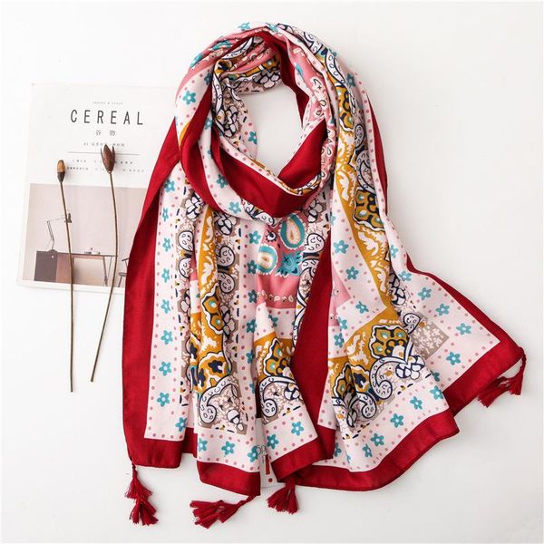scarves 2021 style national cotton and linen printed scarf spring summer women's flower beach sunscreen shawl, Blue;gray
scarves 2021 style national cotton and linen printed scarf spring summer women's flower beach sunscreen shawl, Blue;gray