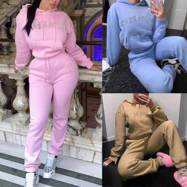 women's tracksuits winter women's two piece set tracksuit casual fleece long sleeve plus size printed hoodie trousers sports suit, Gray
women's tracksuits winter women's two piece set tracksuit casual fleece long sleeve plus size printed hoodie trousers sports suit, Gray