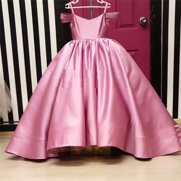 lovely pink ball gown flower girls dresses for weddings 2021 simple satin kids christmas birthday party christening gowns for toddlers, White;blue
lovely pink ball gown flower girls dresses for weddings 2021 simple satin kids christmas birthday party christening gowns for toddlers, White;blue