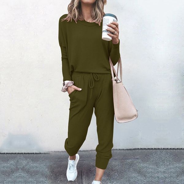 autumn women set pure color suit long sleeve leisure pocket home sweatpants sets tracksuit two piece set ladies clothing lj201117, White
autumn women set pure color suit long sleeve leisure pocket home sweatpants sets tracksuit two piece set ladies clothing lj201117, White