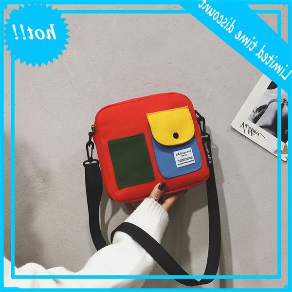 women's new korean ins super fire color contrast small square girl student sports shoulder bag tiaodi
women's new korean ins super fire color contrast small square girl student sports shoulder bag tiaodi