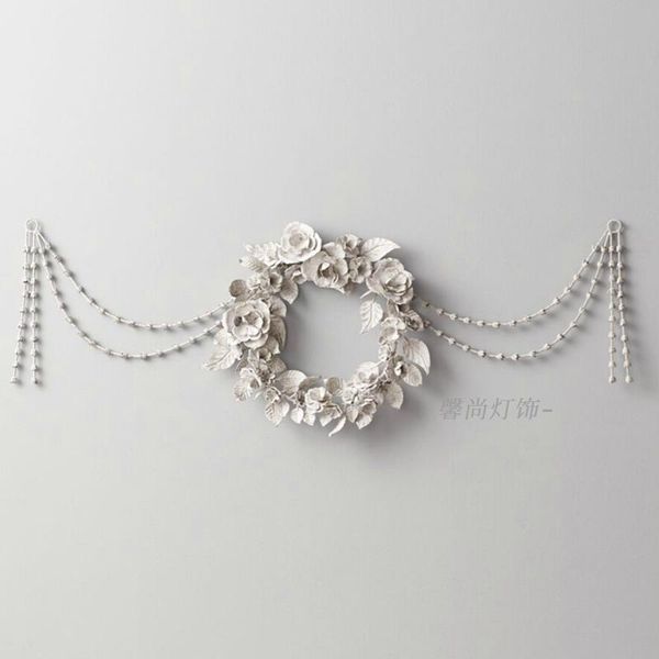 wall lamp retro wrought iron antique old children's room princess bedside decorative wreath
wall lamp retro wrought iron antique old children's room princess bedside decorative wreath