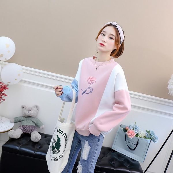 bangtan boys толстовки женщины корейской kpop любовь самой цветочный printed colorblock лоскутная толстовка casual fleece o-образный вырез о, Black
bangtan boys толстовки женщины корейской kpop любовь самой цветочный printed colorblock лоскутная толстовка casual fleece o-образный вырез о, Black