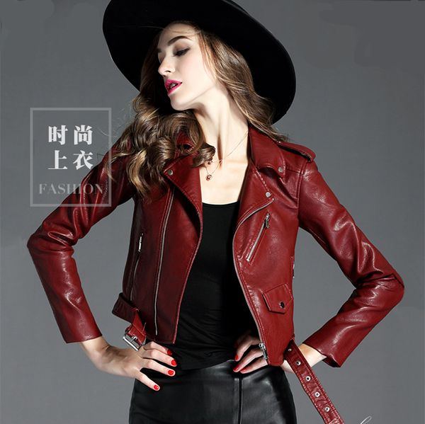 2021 new excellent soft leather women spring autumn essential fashion korean zipper short jacket ladies streetwear basic coat juta, Black;brown
2021 new excellent soft leather women spring autumn essential fashion korean zipper short jacket ladies streetwear basic coat juta, Black;brown