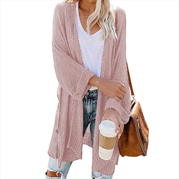 women knit casual coat solid color cardigan sweater warm fashion female batwing long sleeve outerwear, White;black
women knit casual coat solid color cardigan sweater warm fashion female batwing long sleeve outerwear, White;black