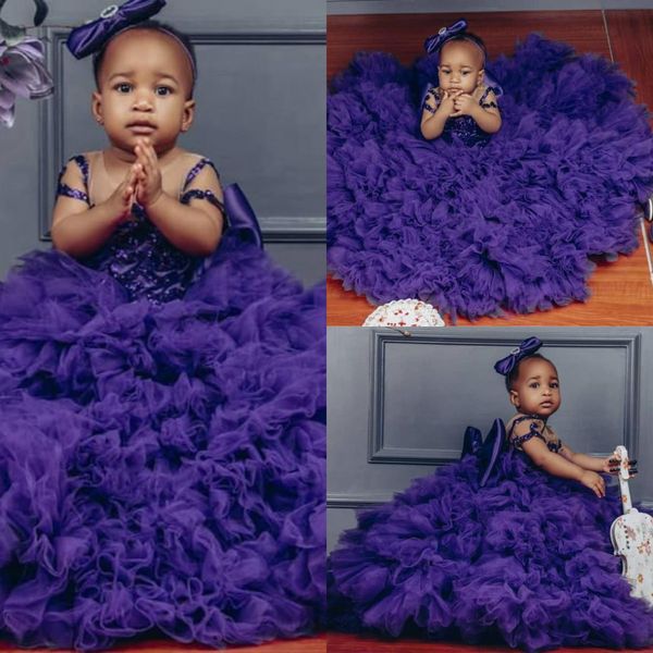 luxurious purple lace flower girl' dresses sheer neck tiers tulle little girl wedding dresses communion pageant dress, White;blue
luxurious purple lace flower girl' dresses sheer neck tiers tulle little girl wedding dresses communion pageant dress, White;blue