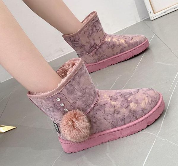 fashion warm winter boots women snow boots winter shoes ankle for women female shoes, Black
fashion warm winter boots women snow boots winter shoes ankle for women female shoes, Black