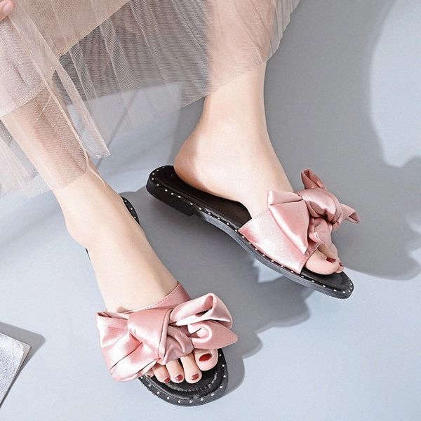2020 silk slippers women terlik woman slip on sandals bow flat hemp linen summer espadrille shoes chanclas de mujer #k86z, Black
2020 silk slippers women terlik woman slip on sandals bow flat hemp linen summer espadrille shoes chanclas de mujer #k86z, Black