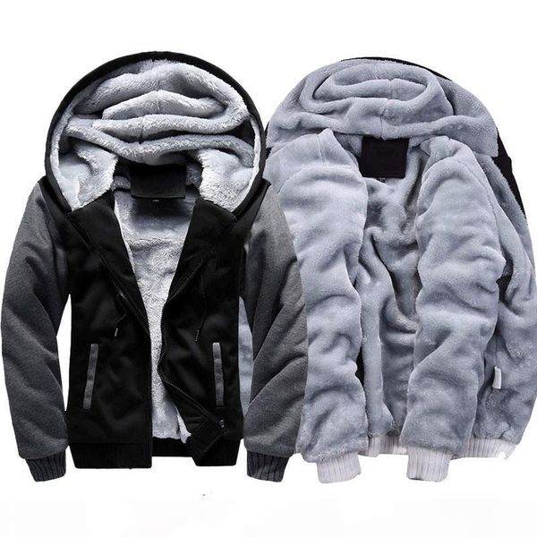 winter warm jacket men hooded casual wool thickened sweatshirts coat zipper cardigan hoody man clothing patchwork fleece outwear, Black;brown
winter warm jacket men hooded casual wool thickened sweatshirts coat zipper cardigan hoody man clothing patchwork fleece outwear, Black;brown