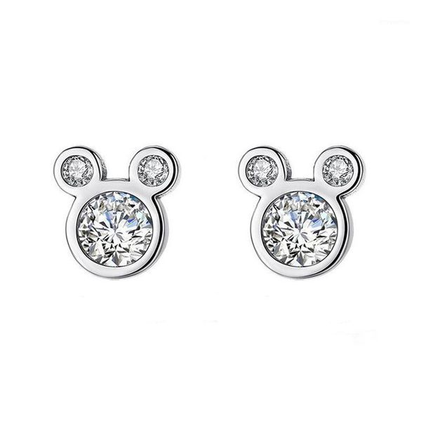 fashion children 925 silver clear zircon cute mini mouse stud earring for baby kids girls sweet gift earring women korea jewelry1, Golden;silver
fashion children 925 silver clear zircon cute mini mouse stud earring for baby kids girls sweet gift earring women korea jewelry1, Golden;silver