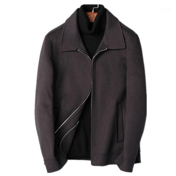 100% wool coat autumn winter jacket men double-side woolen coats streetwear baseball jackets men's coat jlk18jk00601 my18311, Black
100% wool coat autumn winter jacket men double-side woolen coats streetwear baseball jackets men's coat jlk18jk00601 my18311, Black