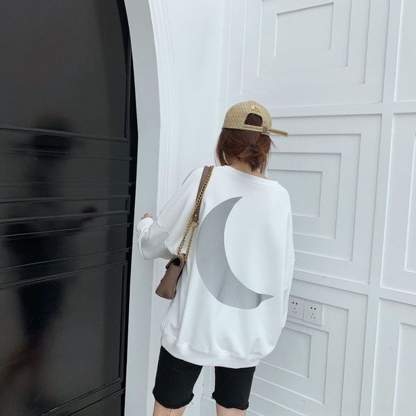 jplfa t4282 женский топ 2019 новый top sweatert футболку sweaterkorean стиль свободный светящаяся с длинными рукавами свитер луна печать лен, Black
jplfa t4282 женский топ 2019 новый top sweatert футболку sweaterkorean стиль свободный светящаяся с длинными рукавами свитер луна печать лен, Black