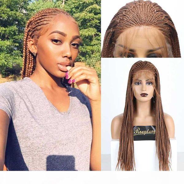 rongduoyi heat resistant hair synthetic lace front wig long braided box braids wigs for women ash blonde cosplay lace wig, Black
rongduoyi heat resistant hair synthetic lace front wig long braided box braids wigs for women ash blonde cosplay lace wig, Black