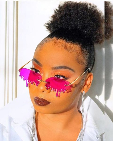 2020 vintage fashion oval diamond sunglasses women design frameless sun glasses for men butterfly elegant glasses1, White;black
2020 vintage fashion oval diamond sunglasses women design frameless sun glasses for men butterfly elegant glasses1, White;black