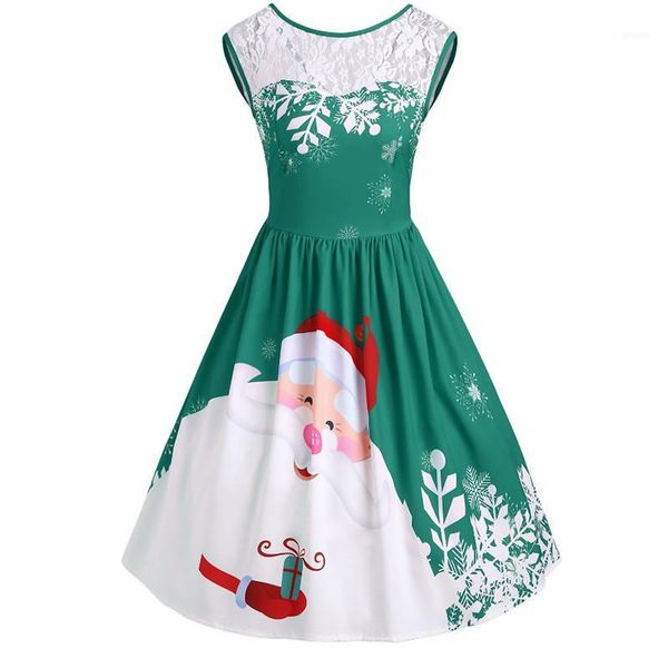 women fashion christmas vintage santa printed retro evening party female a-line dresses vestidos sj317c1, White;black
women fashion christmas vintage santa printed retro evening party female a-line dresses vestidos sj317c1, White;black