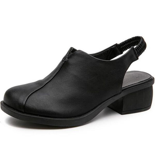 sale 2020 new summer round head full genuine leather sandals fashion casual sandals elegant comfort women high heel, Black
sale 2020 new summer round head full genuine leather sandals fashion casual sandals elegant comfort women high heel, Black