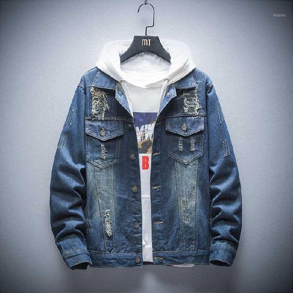 autumn denim jacket male korea solid color loose tooling jacket retro denim spring tide brand blue large size 20191, Black;brown
autumn denim jacket male korea solid color loose tooling jacket retro denim spring tide brand blue large size 20191, Black;brown