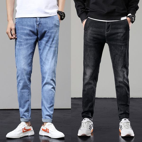 2020 spring and autumn fashion and jeans elastic small straight leg pants men's korean fashion casual jeans men's wear zzrkp, Blue
2020 spring and autumn fashion and jeans elastic small straight leg pants men's korean fashion casual jeans men's wear zzrkp, Blue
