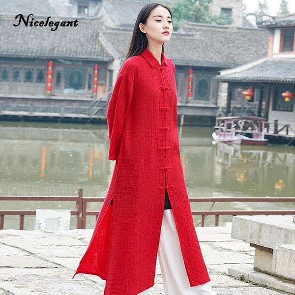 new 2019 spring solid coat women trench chinese style long sleeve plate buckle turndown collar open style vintage coat1, Tan;black
new 2019 spring solid coat women trench chinese style long sleeve plate buckle turndown collar open style vintage coat1, Tan;black
