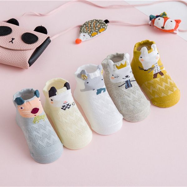 spring and summer new children's children's children'ssocks breathable mesh boneless suture breathable mesh cute cartoon anim, Black 
spring and summer new children's children's children'ssocks breathable mesh boneless suture breathable mesh cute cartoon anim, Black