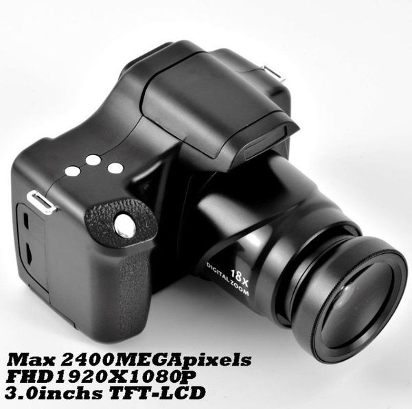 1080P 18X HD Digital Camera Mirrorless 3.0 Inch TFT LCD Screen Portable MAX 24Mp Webcam CMOS Sensor Camera For Mic Video 2263, Black
1080P 18X HD Digital Camera Mirrorless 3.0 Inch TFT LCD Screen Portable MAX 24Mp Webcam CMOS Sensor Camera For Mic Video 2263, Black