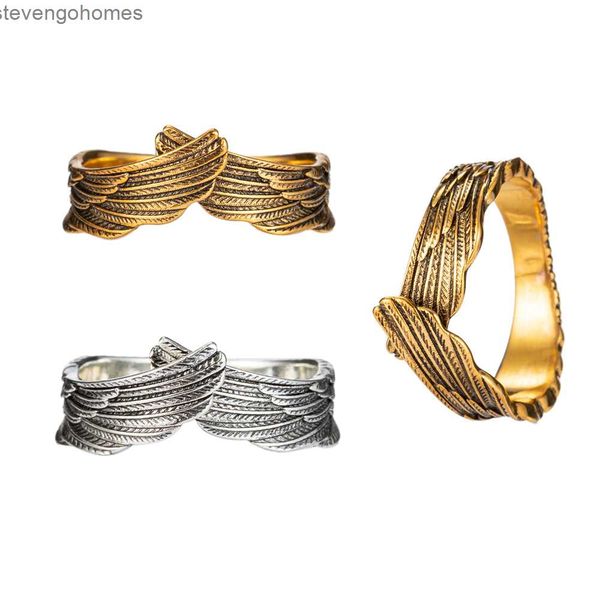 female tiktok, wing, feather red ring, couple, gift to korean creative students, Silver 
female tiktok, wing, feather red ring, couple, gift to korean creative students, Silver