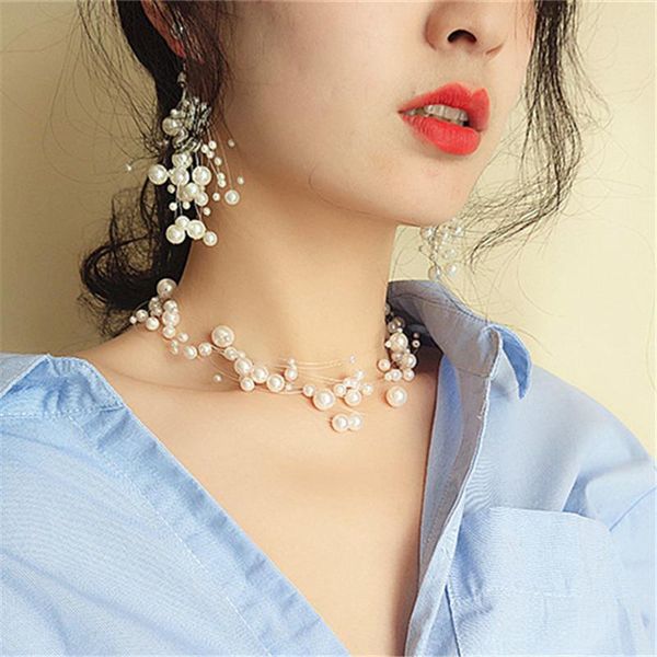 stud fine jewelry all over the sky star fairy pearl earrings beautiful gentle temperament transparent line tassel woman, Golden;silver
stud fine jewelry all over the sky star fairy pearl earrings beautiful gentle temperament transparent line tassel woman, Golden;silver