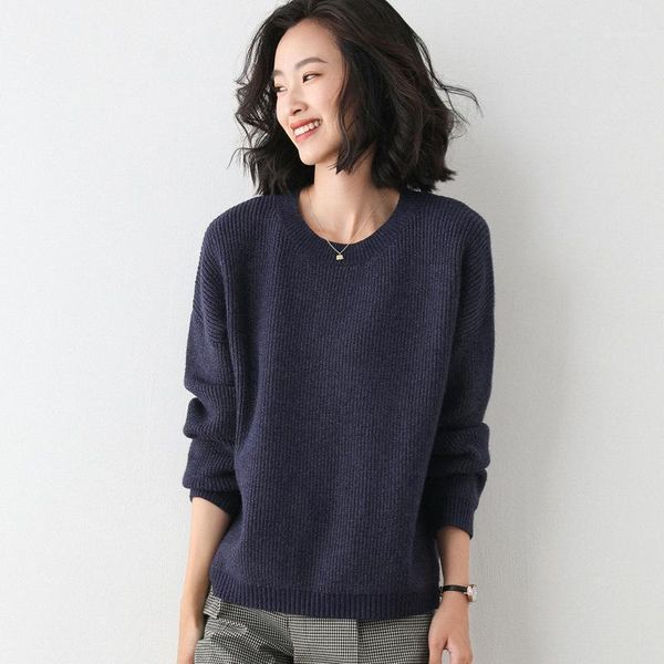 new loose sweater women pure solid o-neck winter thick pllover soft ladies jumper knitted clothes1, White;black
new loose sweater women pure solid o-neck winter thick pllover soft ladies jumper knitted clothes1, White;black