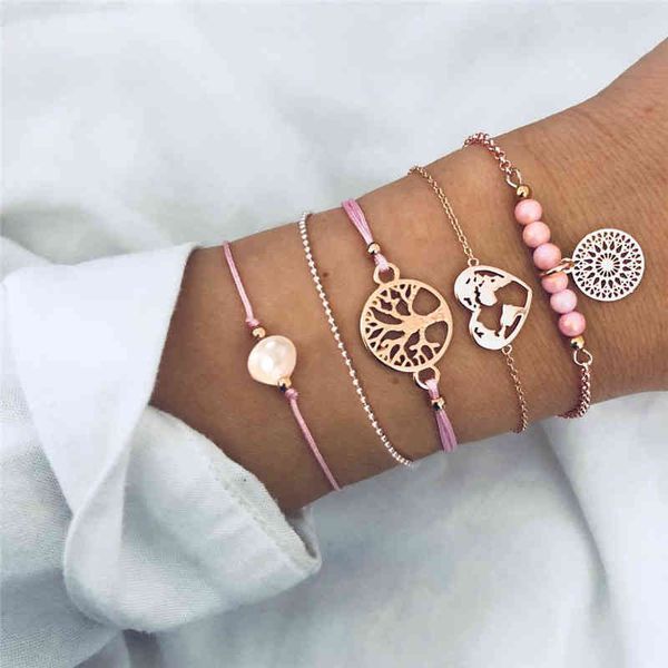 modyle bohemian pearl stone beads bracelets bangles for women gold color tree map flower sets jewelry gifts, Golden;silver
modyle bohemian pearl stone beads bracelets bangles for women gold color tree map flower sets jewelry gifts, Golden;silver