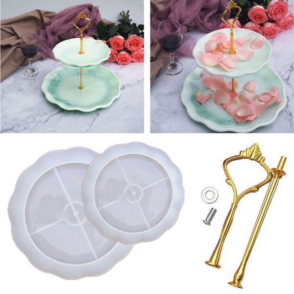 vintage crown metal 2 tier cake food stand resin casting mold disc big plate fruit tray mould art craft q1106
vintage crown metal 2 tier cake food stand resin casting mold disc big plate fruit tray mould art craft q1106