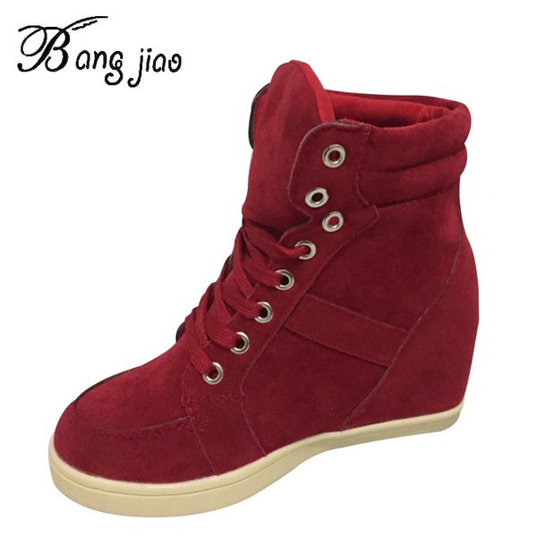 flying spring direct sales stores winter boots wedge shoe rack 8 cm high women's shoes, Black
flying spring direct sales stores winter boots wedge shoe rack 8 cm high women's shoes, Black