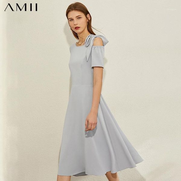 amii minimalism spring summer causal solid bow shoulder straps women dress fashion high waist knee-length female dress 120702711, Black;gray
amii minimalism spring summer causal solid bow shoulder straps women dress fashion high waist knee-length female dress 120702711, Black;gray