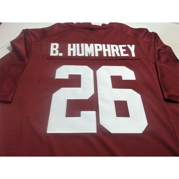 121 alabama crimson tide b. humphrey #26 real full embroidery college jersey size s-4xl or custom any name or number jersey, Black
121 alabama crimson tide b. humphrey #26 real full embroidery college jersey size s-4xl or custom any name or number jersey, Black