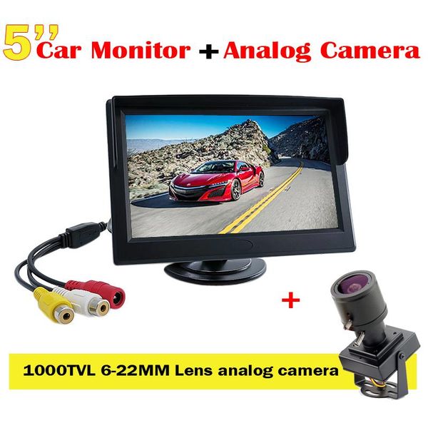 systems 5inch tft lcd color display car monitor system kit+6-22mm lens varifocal mini camera 1000tvl adjustable cctv for
systems 5inch tft lcd color display car monitor system kit+6-22mm lens varifocal mini camera 1000tvl adjustable cctv for