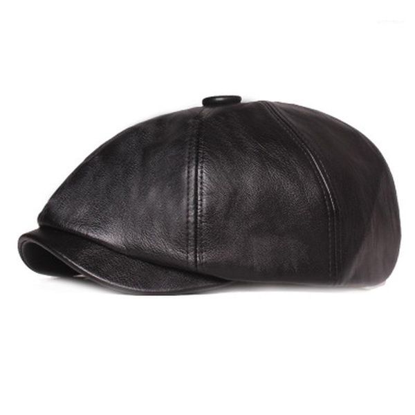 berets retro octagonal leather hat autumn men's beret elegant fashion cap snapback caps for men women1, Blue;gray
berets retro octagonal leather hat autumn men's beret elegant fashion cap snapback caps for men women1, Blue;gray