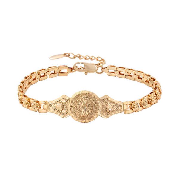 a00737745 xuping jewelry royal vintage charm virgin mary elegant and exquisite 18k gold plated bracelet, Golden;silver
a00737745 xuping jewelry royal vintage charm virgin mary elegant and exquisite 18k gold plated bracelet, Golden;silver