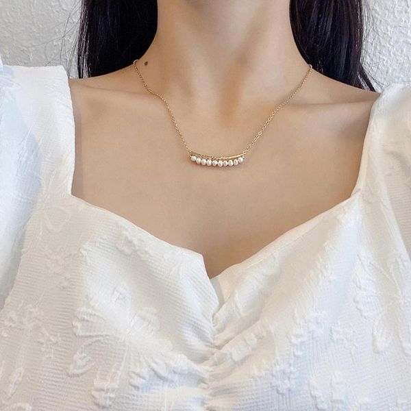 elegant titanium steel zircon pearl choker necklace sweet shell angel wing tassel pendant clavicle chain necklace women jewelry, Silver
elegant titanium steel zircon pearl choker necklace sweet shell angel wing tassel pendant clavicle chain necklace women jewelry, Silver